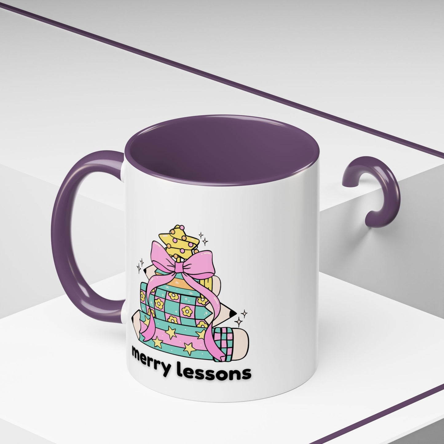 Accent Coffee Mug (11, 15oz) - Merry Lessons