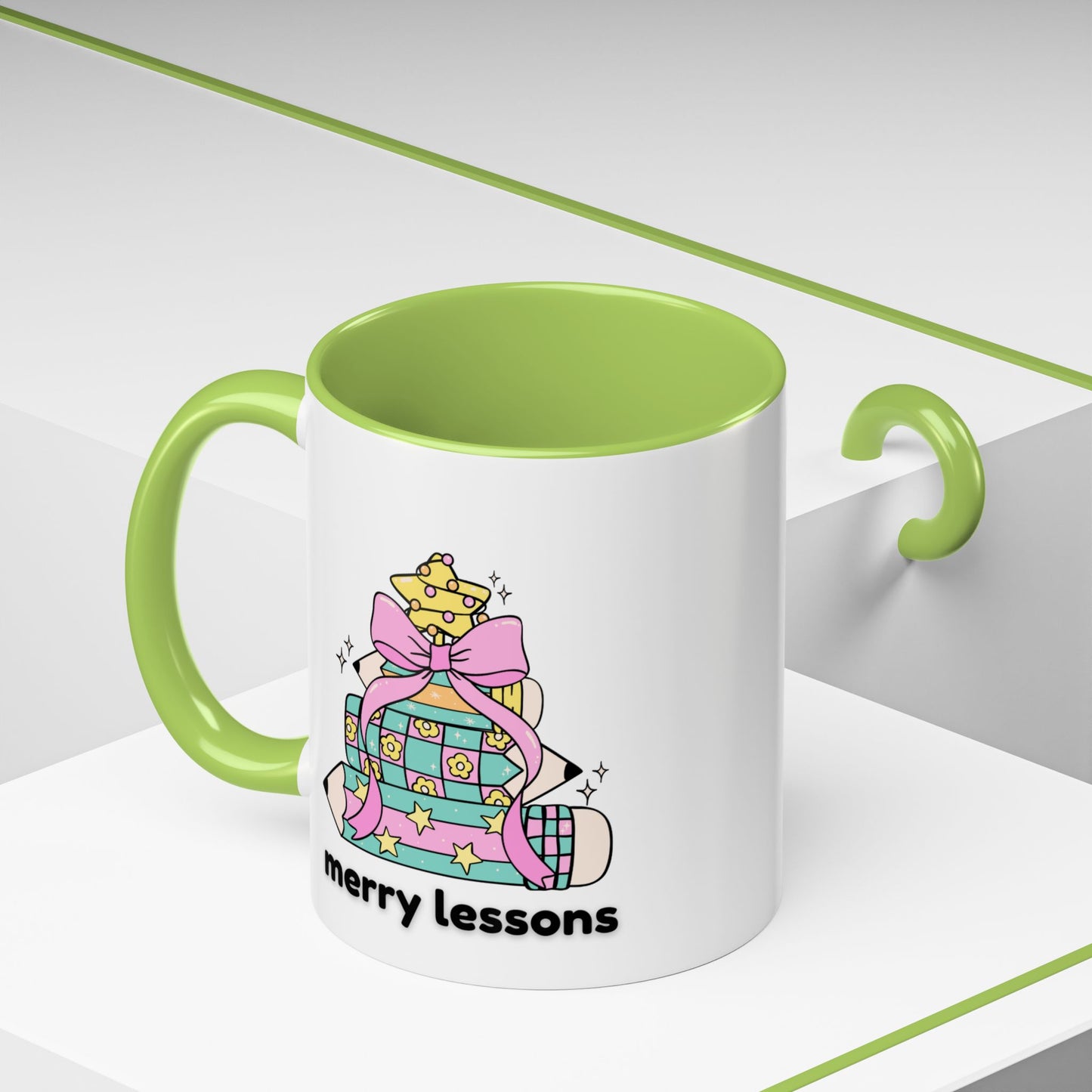 Accent Coffee Mug (11, 15oz) - Merry Lessons