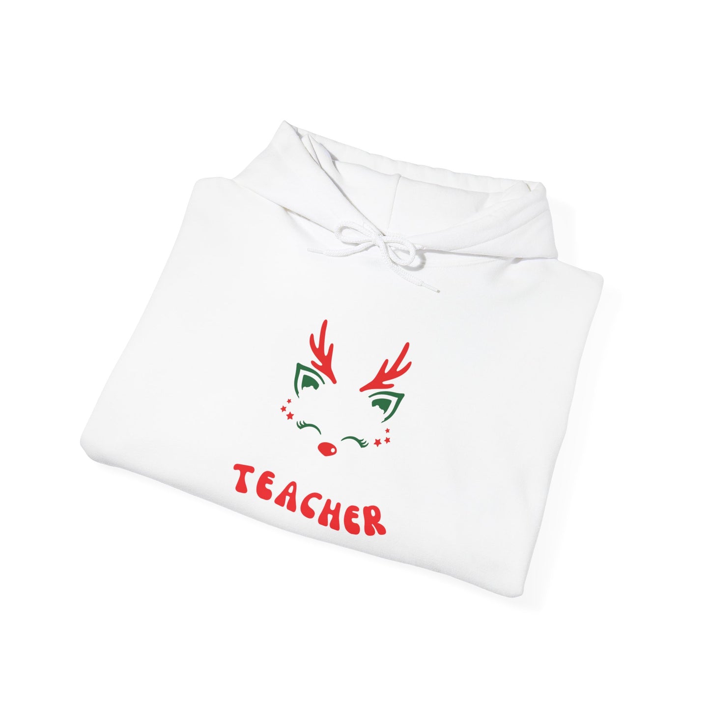 Festive Teacher Hooded Sweatshirt