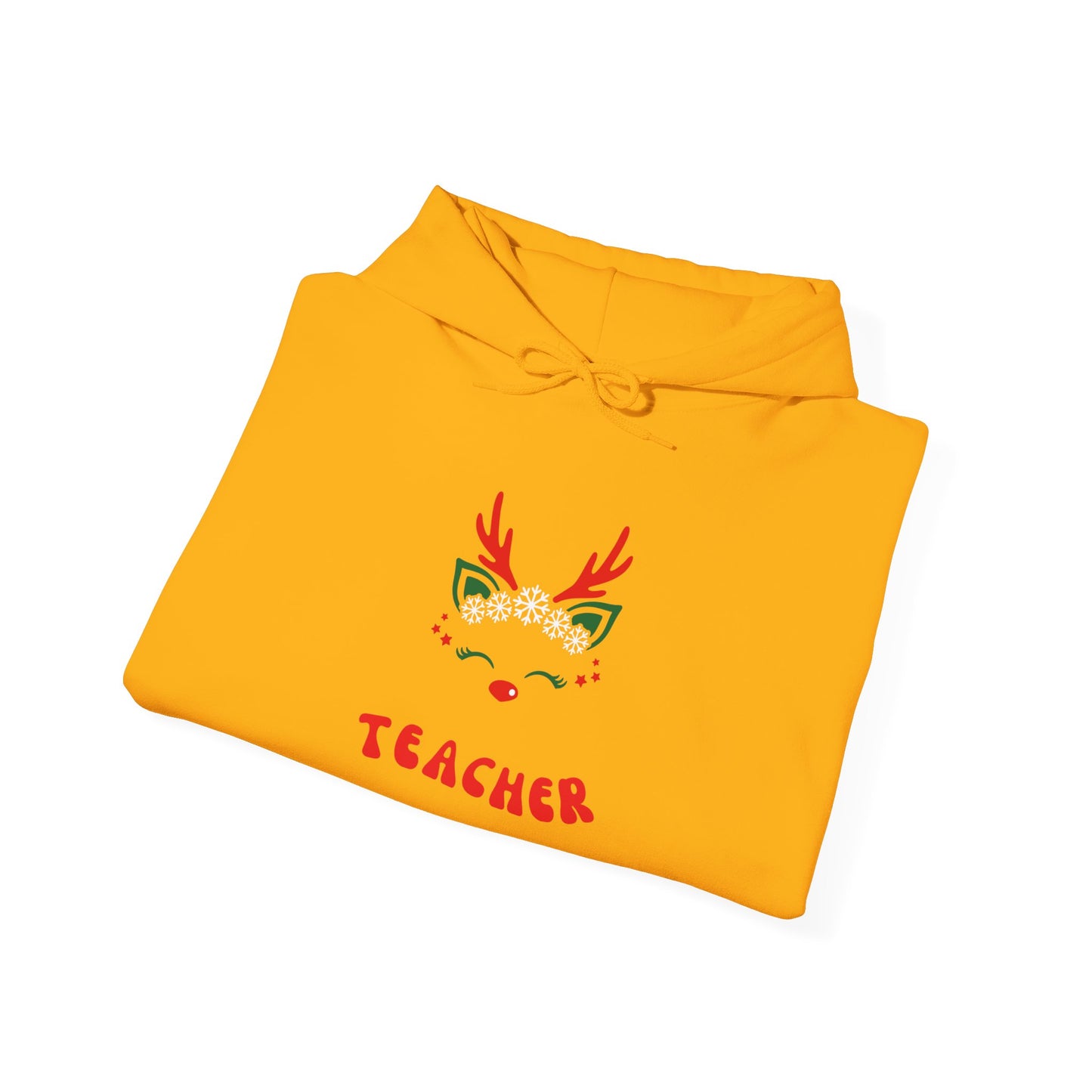 Festive Teacher Hooded Sweatshirt