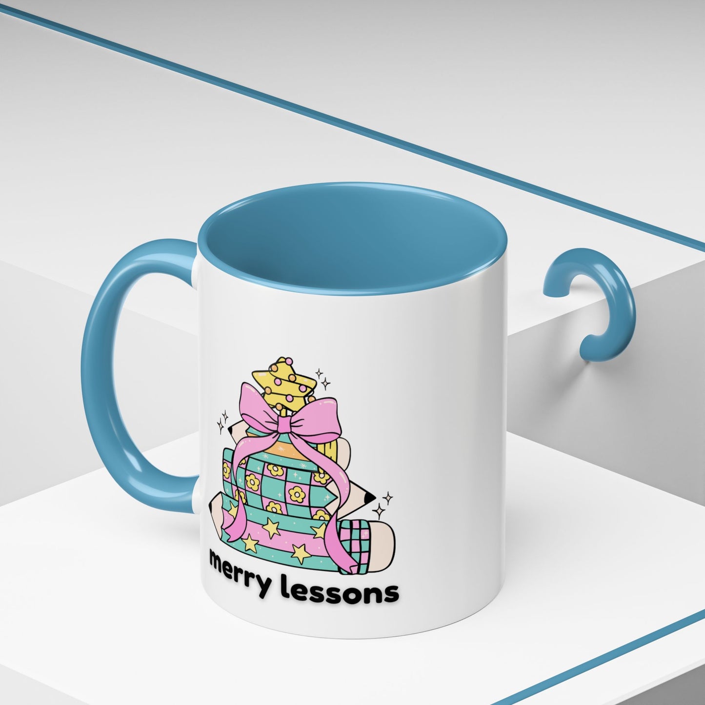 Accent Coffee Mug (11, 15oz) - Merry Lessons