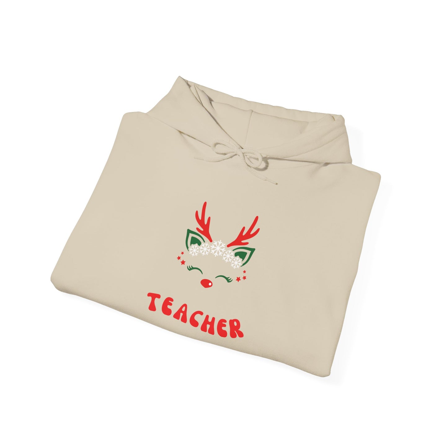 Festive Teacher Hooded Sweatshirt