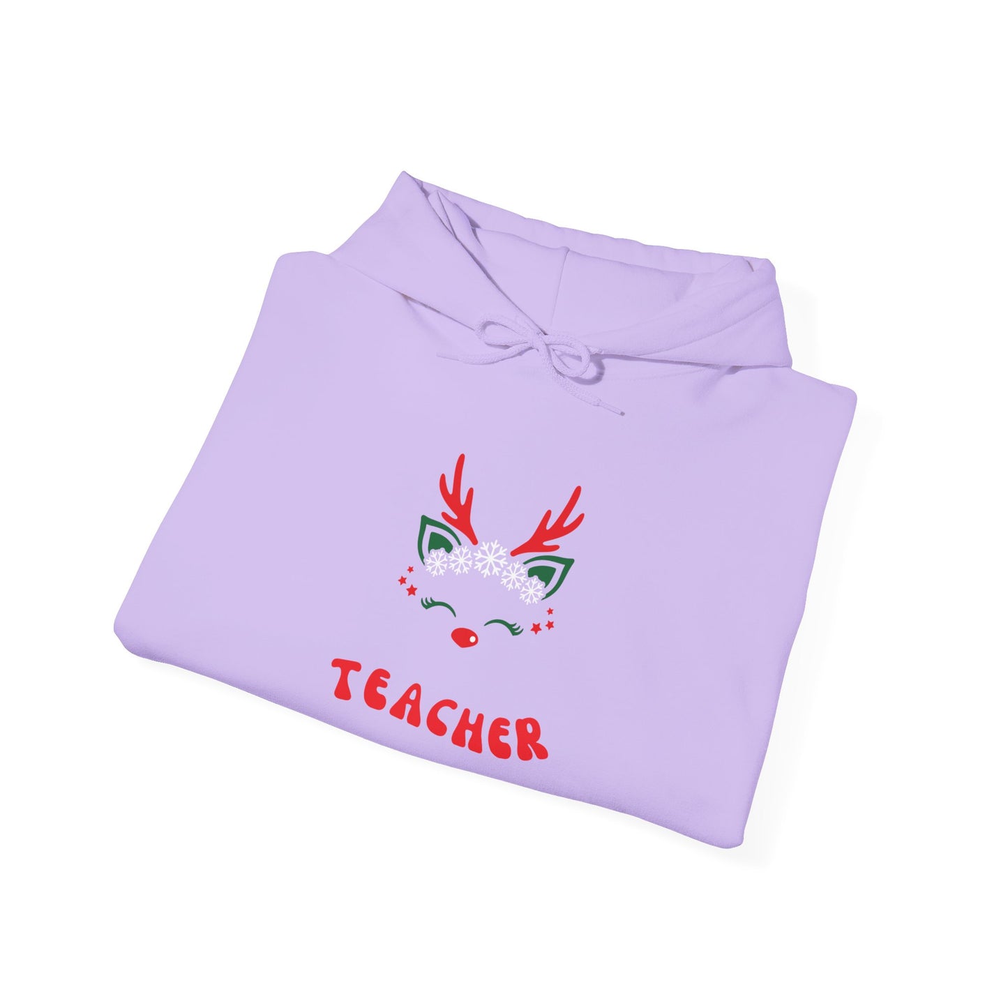 Festive Teacher Hooded Sweatshirt