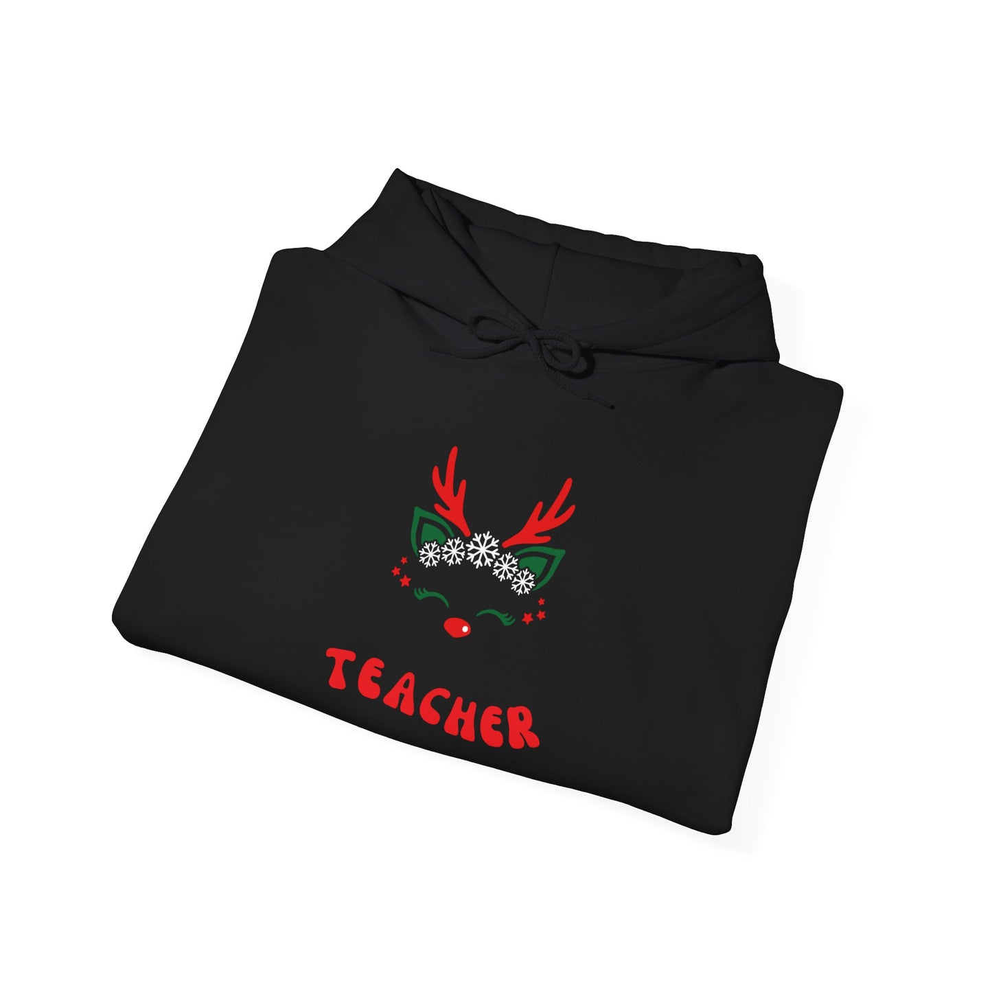 Festive Teacher Hooded Sweatshirt