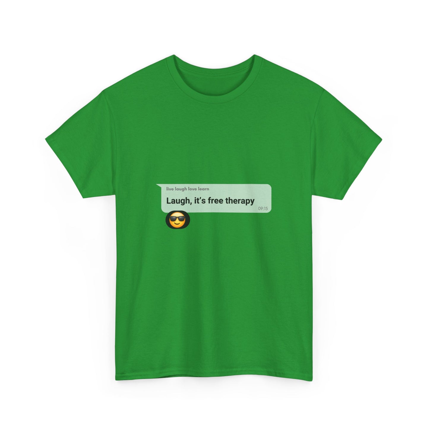 laugh it's free therapy Unisex Heavy Cotton Tee