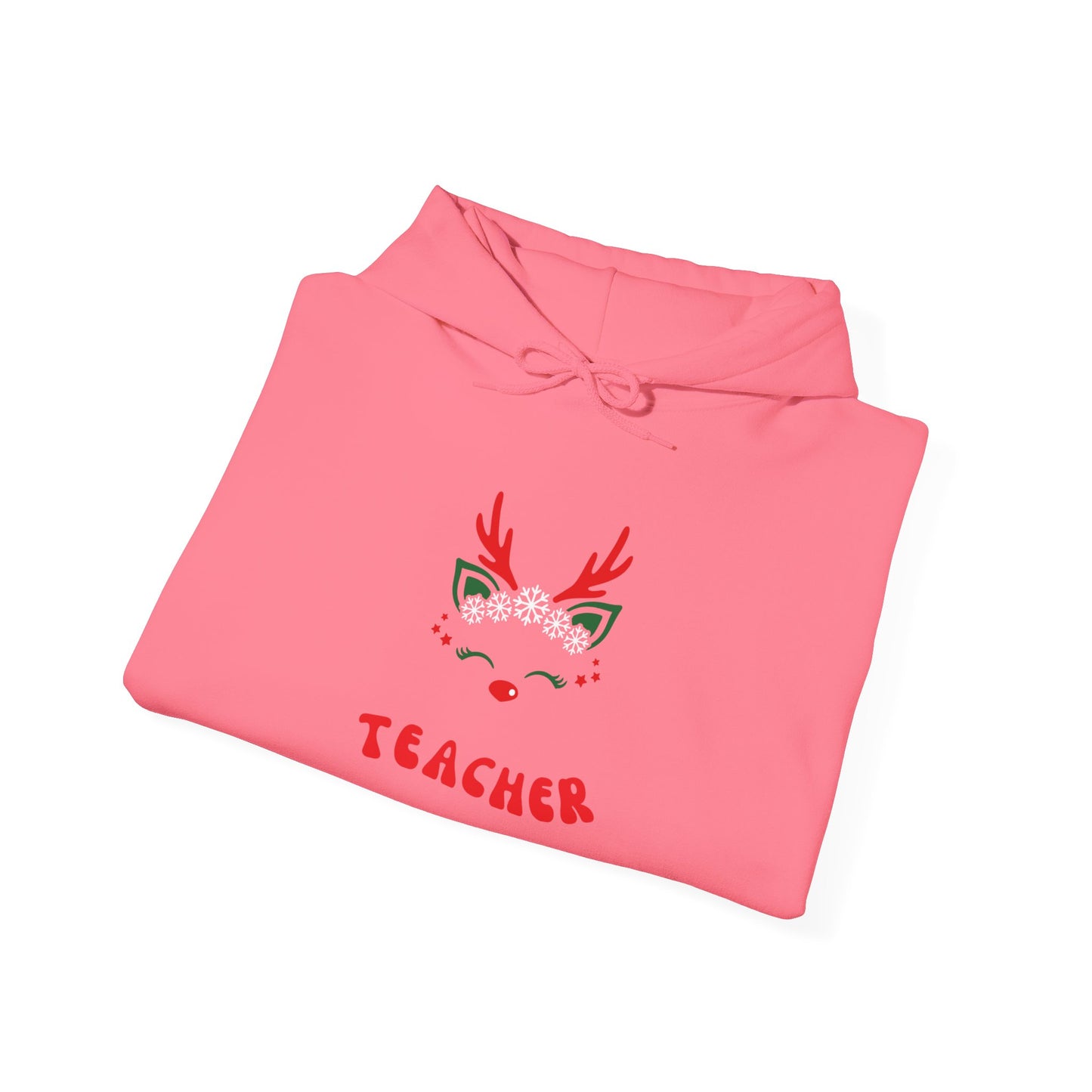 Festive Teacher Hooded Sweatshirt