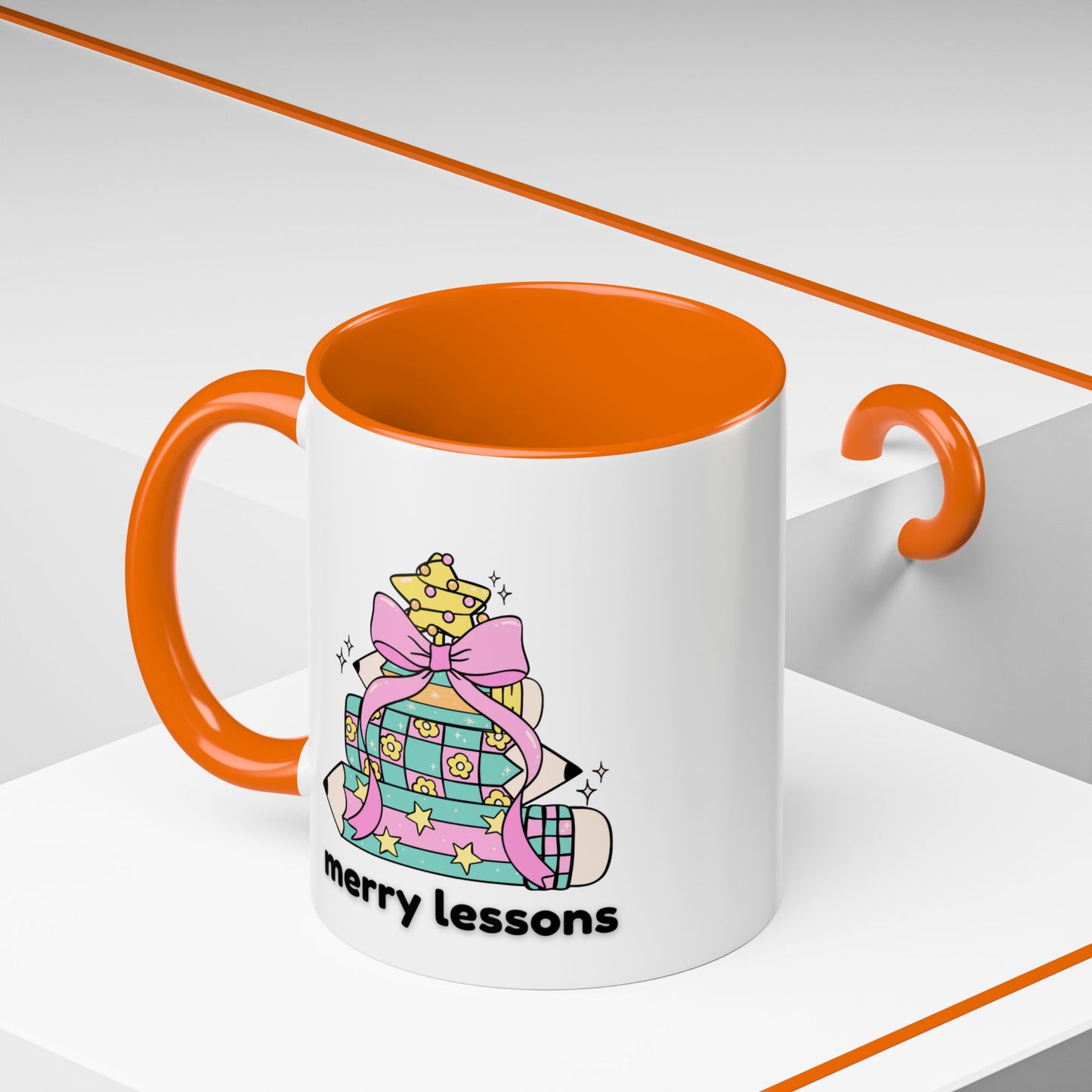 Accent Coffee Mug (11, 15oz) - Merry Lessons