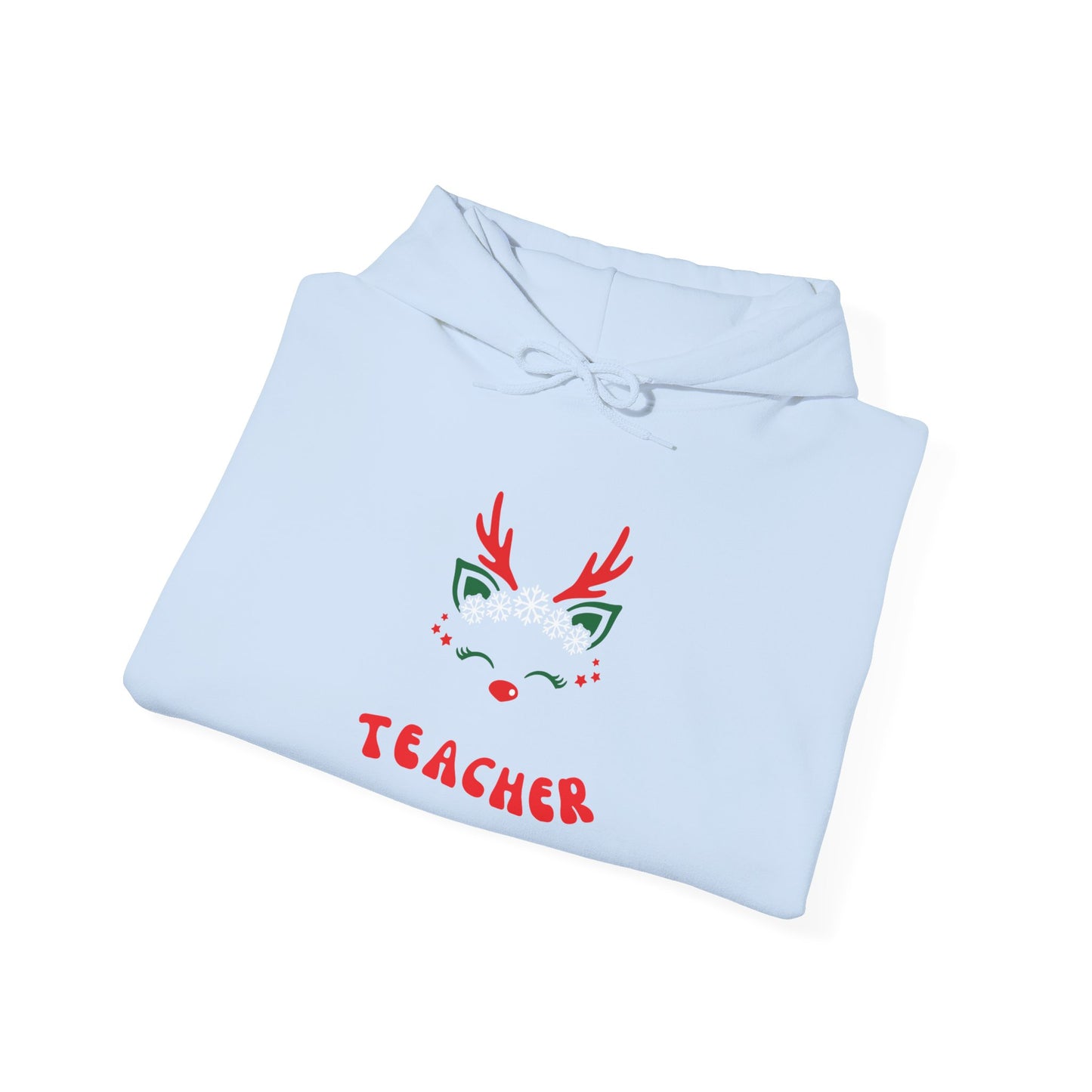Festive Teacher Hooded Sweatshirt