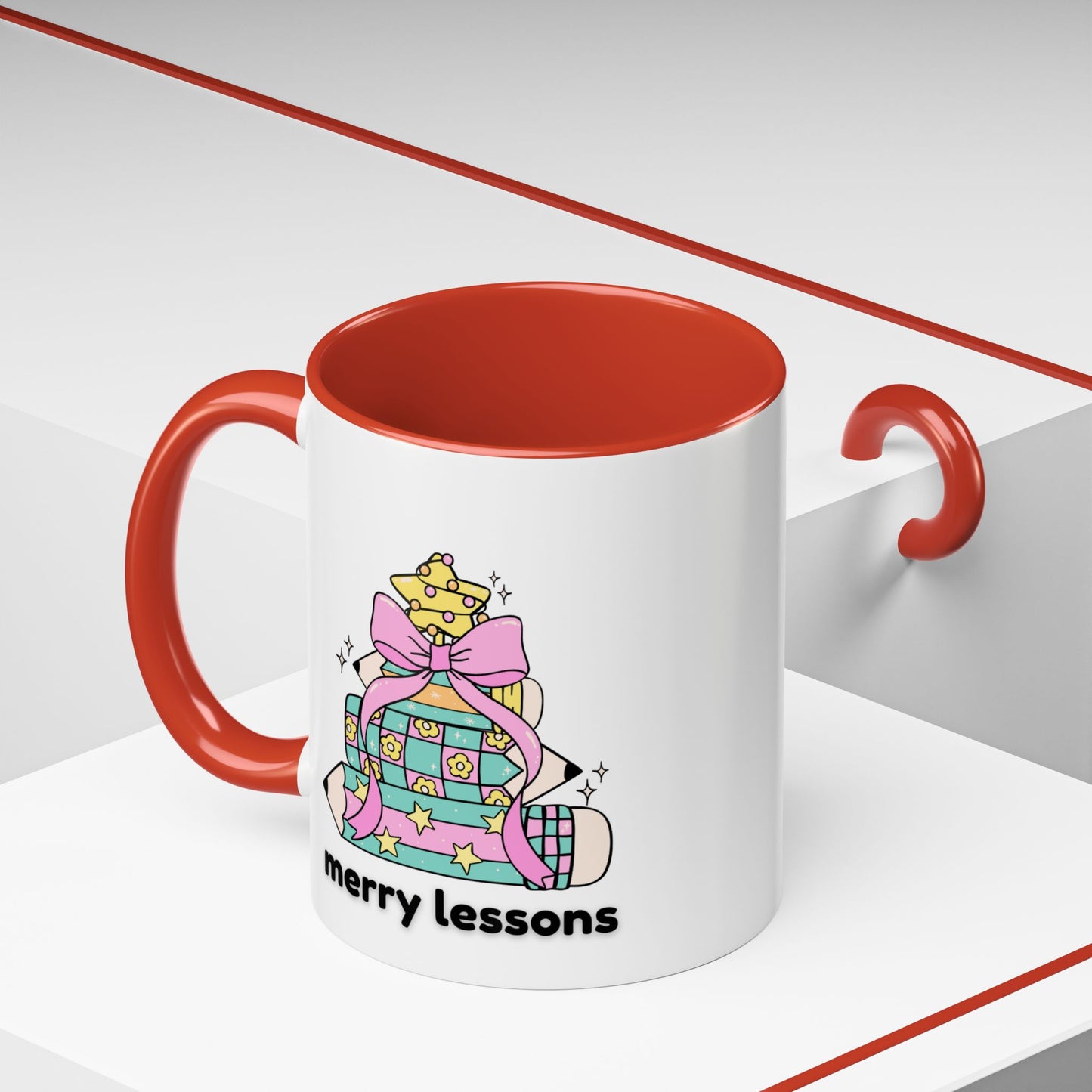 Accent Coffee Mug (11, 15oz) - Merry Lessons