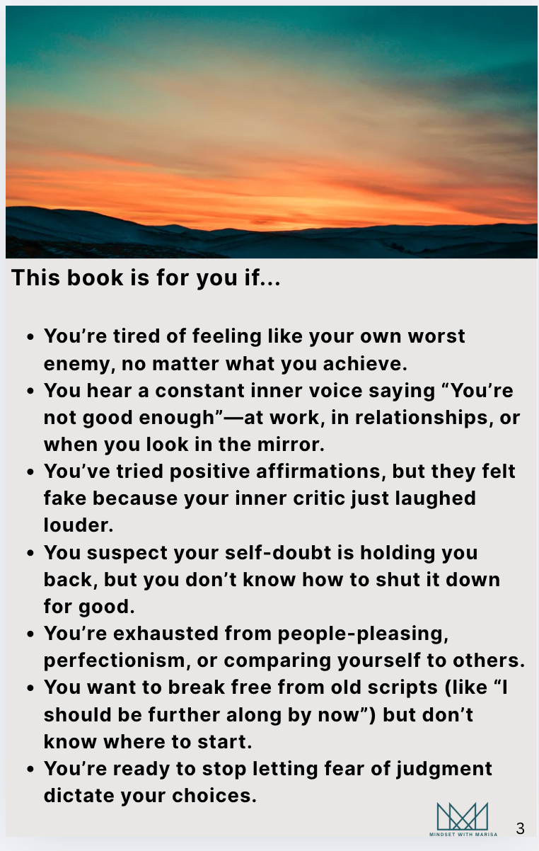 Embracing Your Inner Critic and Learn to Love Yourself More