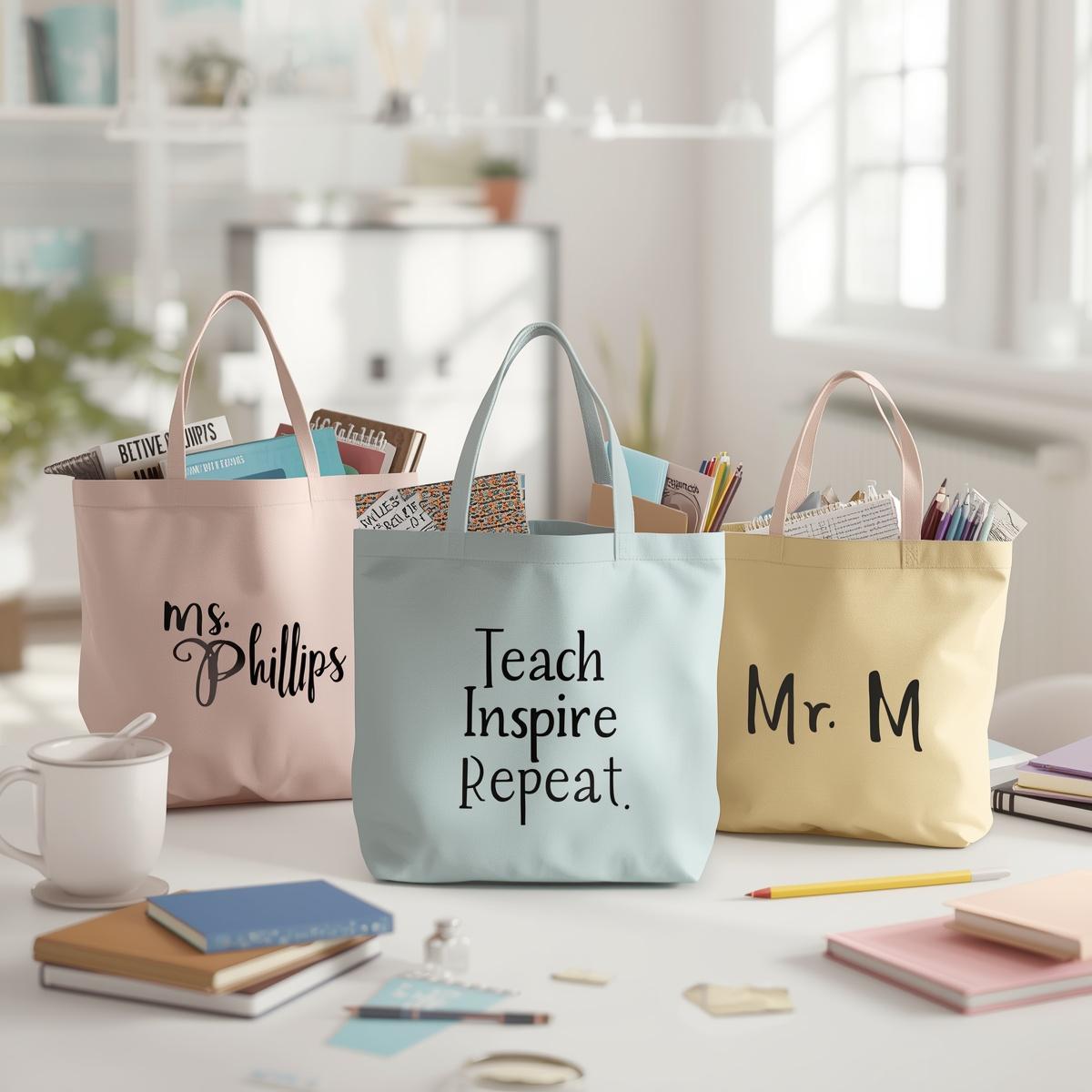 Totes: Made For Teachers. Personlized by You.
