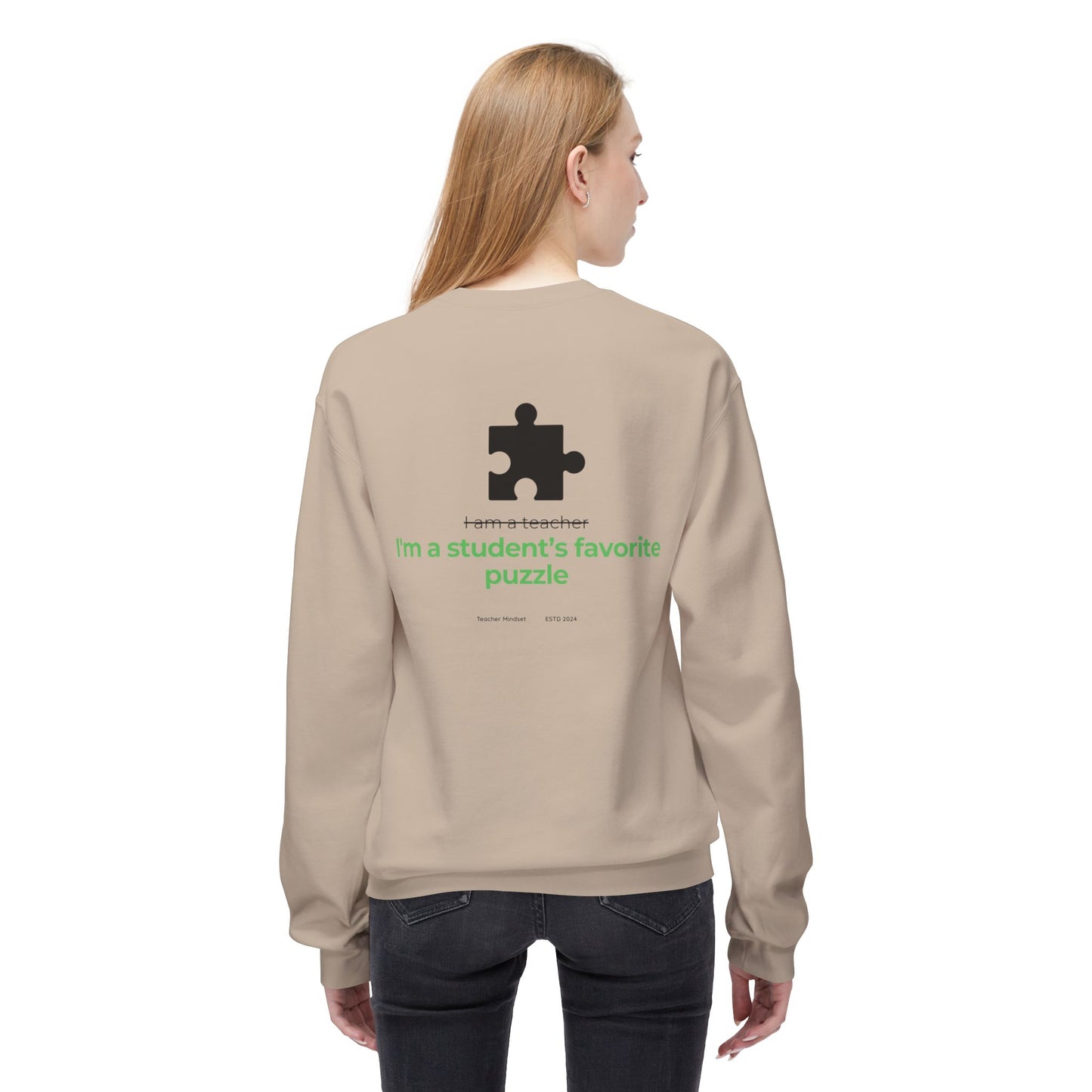 I'm a student’s favorite puzzle Fleece Sweatshirt