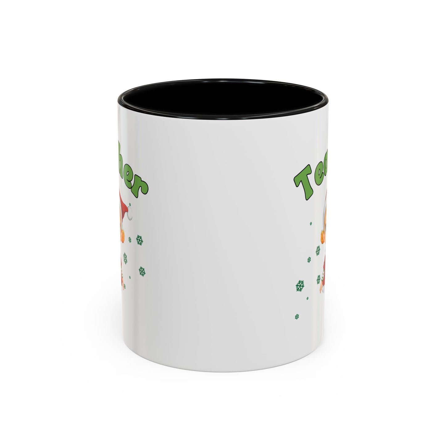 Teacher Elf Accent Coffee Mug (11, 15oz)