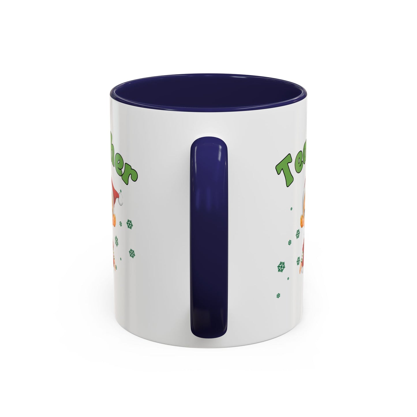 Teacher Elf Accent Coffee Mug (11, 15oz)