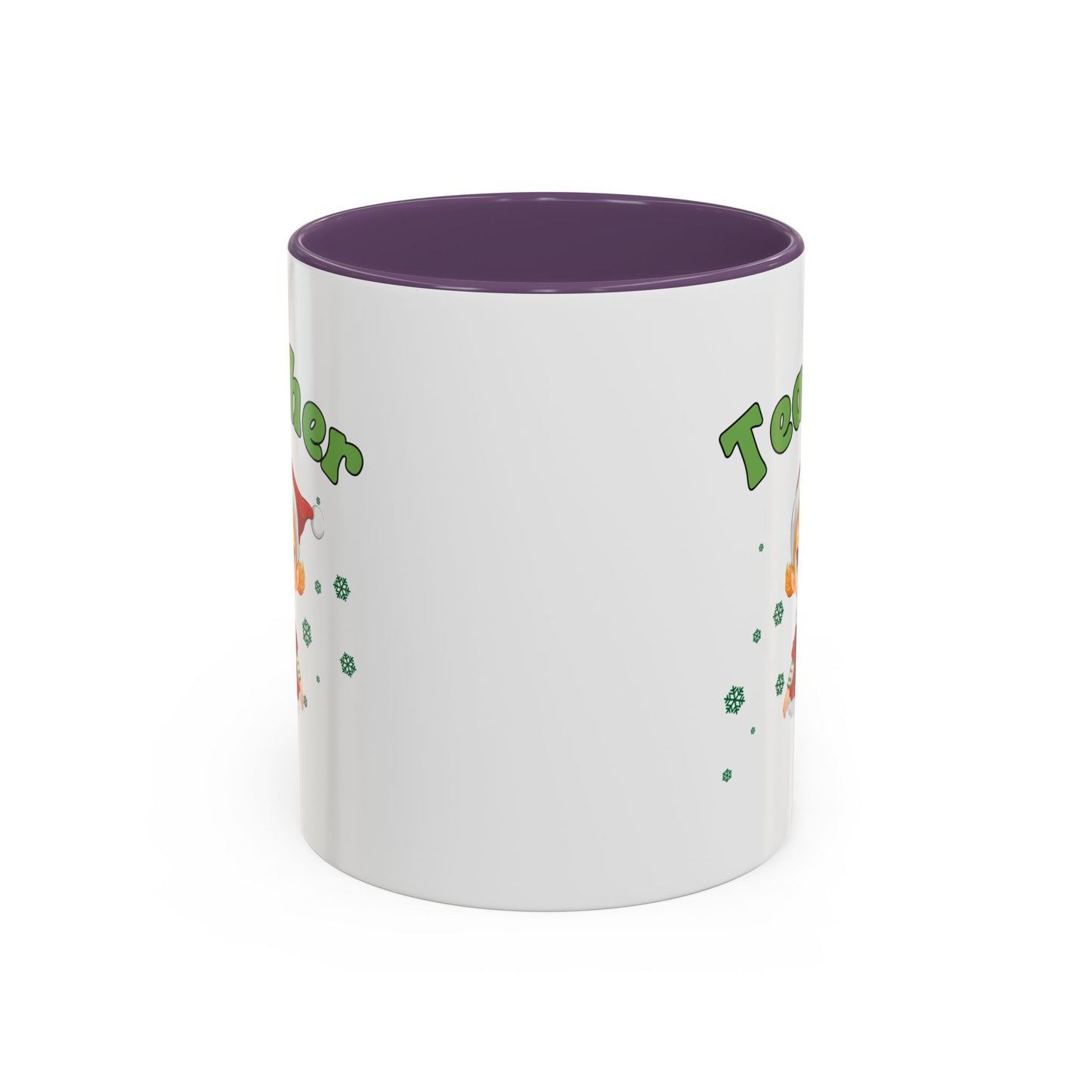 Teacher Elf Accent Coffee Mug (11, 15oz)