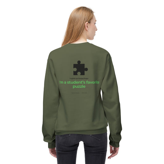 I'm a student’s favorite puzzle Fleece Sweatshirt