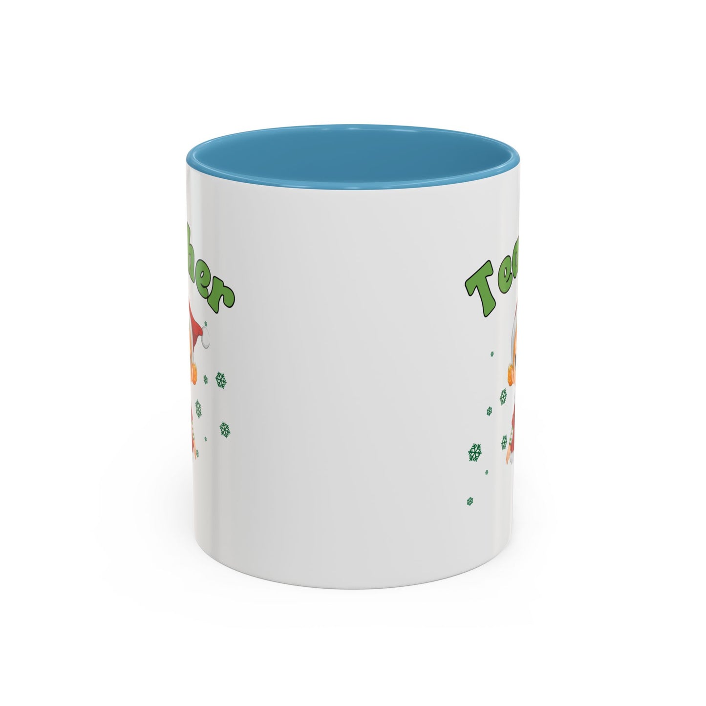 Teacher Elf Accent Coffee Mug (11, 15oz)