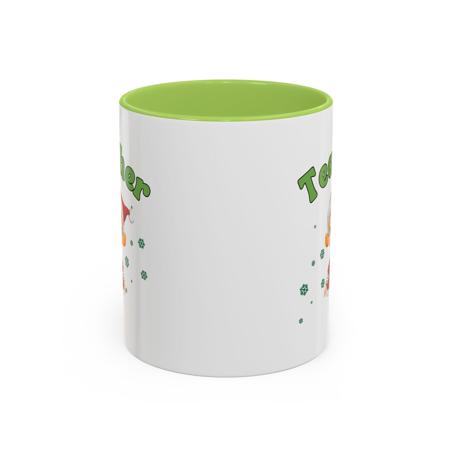 Teacher Elf Accent Coffee Mug (11, 15oz)