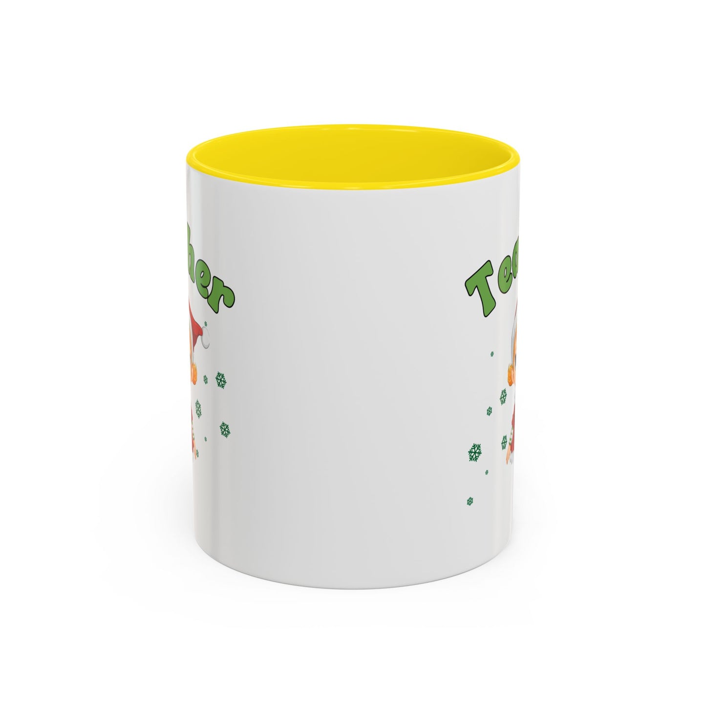 Teacher Elf Accent Coffee Mug (11, 15oz)