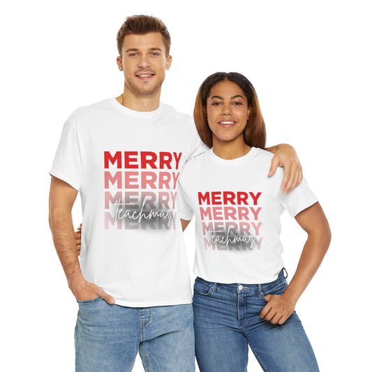 Cotton Tee - Merry Teachmas