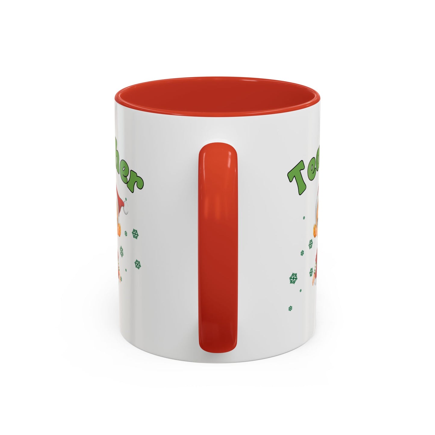 Teacher Elf Accent Coffee Mug (11, 15oz)