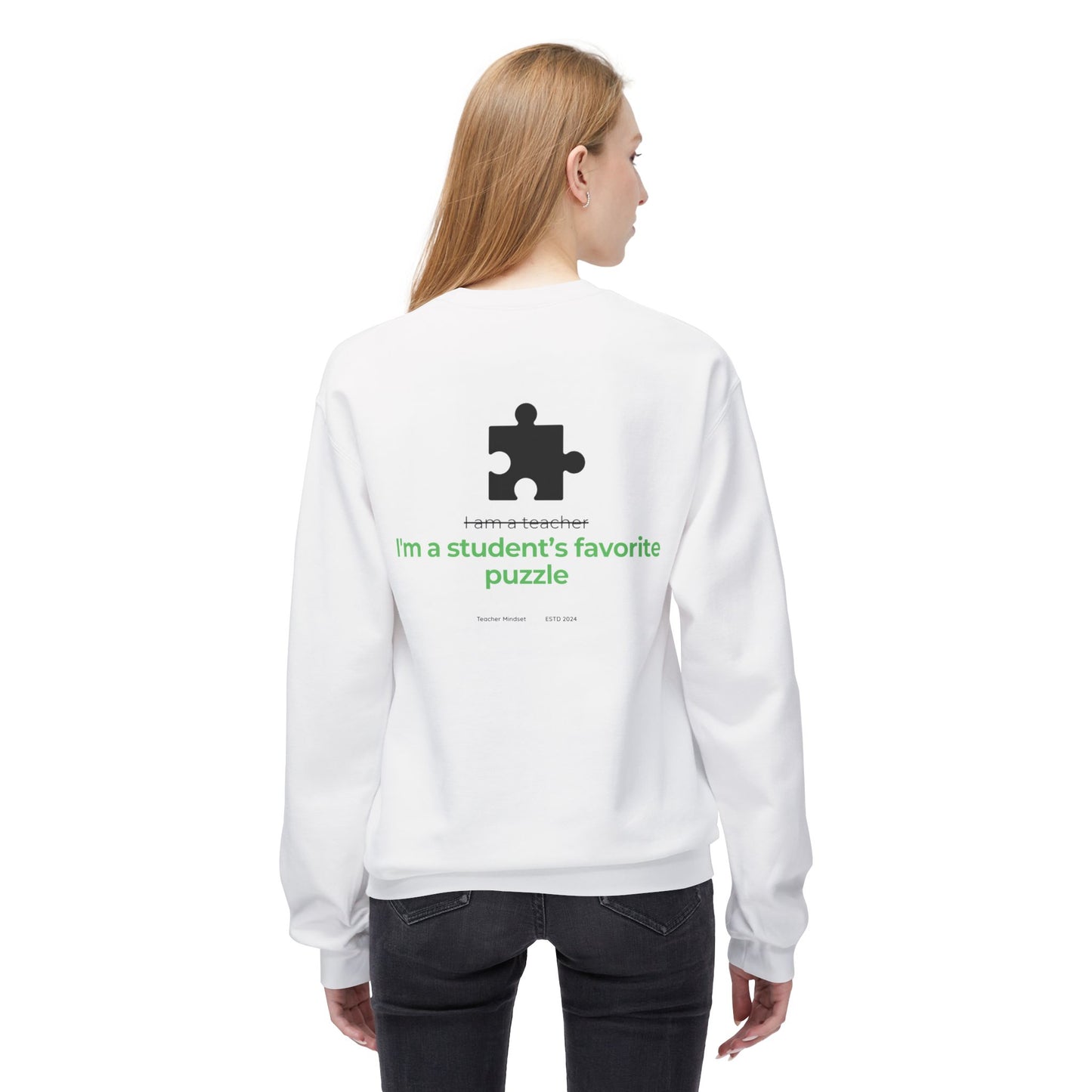 I'm a student’s favorite puzzle Fleece Sweatshirt