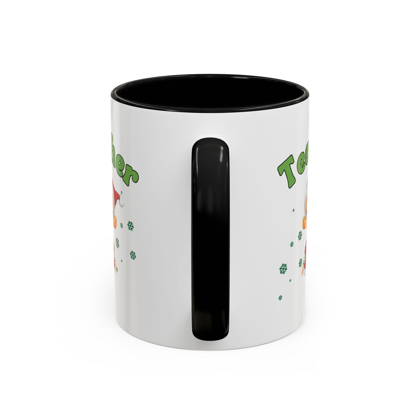 Teacher Elf Accent Coffee Mug (11, 15oz)